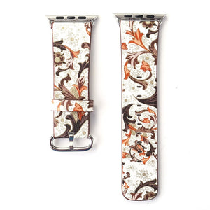 Printed Saffiano Leather Bands