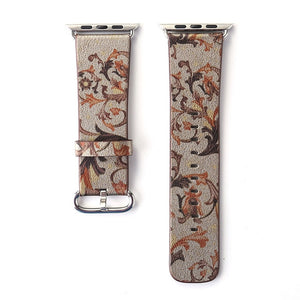 Printed Saffiano Leather Bands